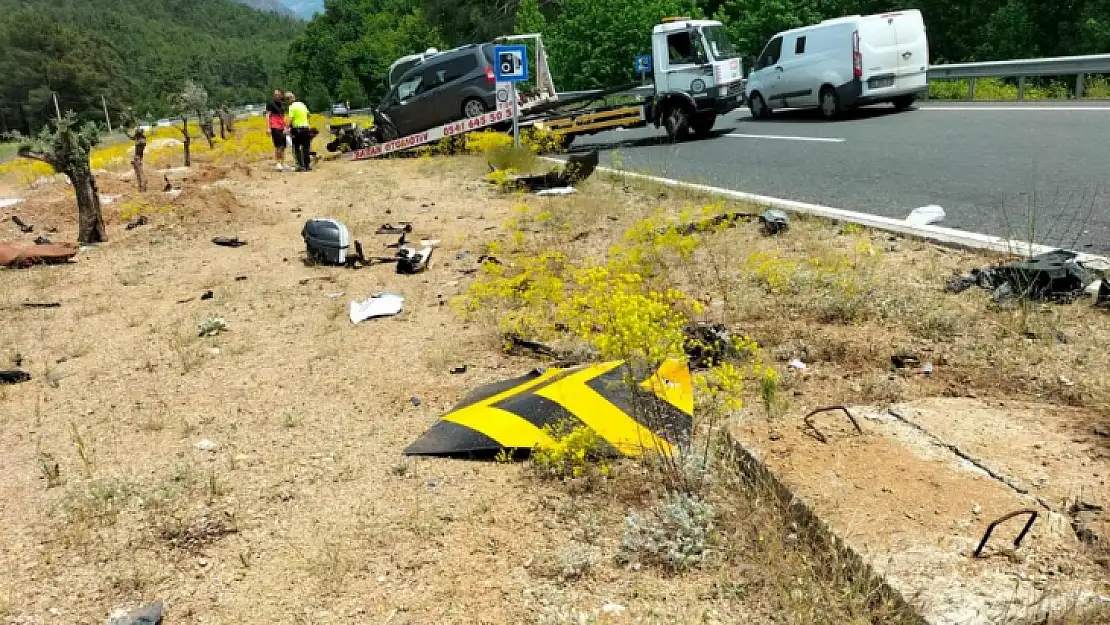 trafik kazasında 1 kişi yaralandı