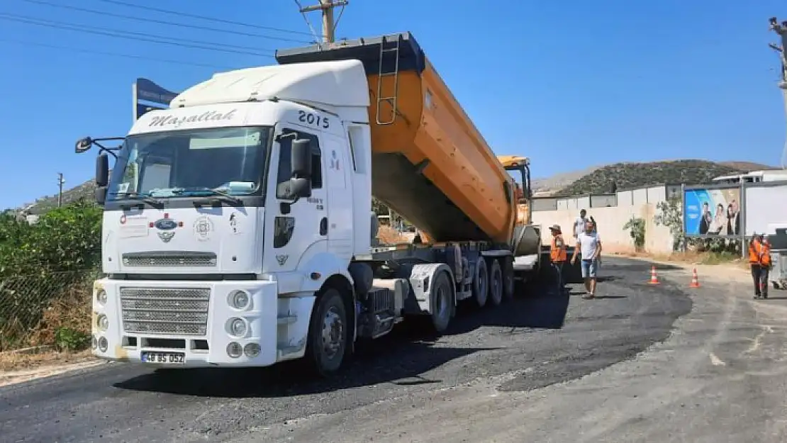 Turgutreis'te sıcak asfalt çalışması tamamlandı