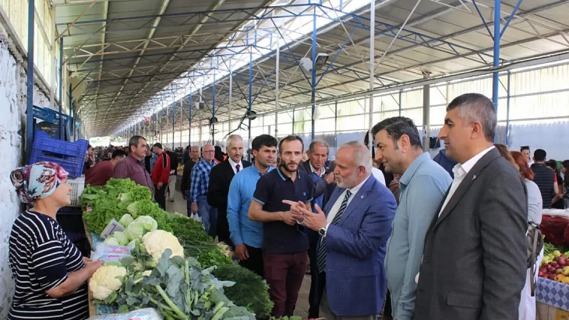 Vekil Adayı Baykal, Seydikemer'e Pazar Yeri Sözü Verdi