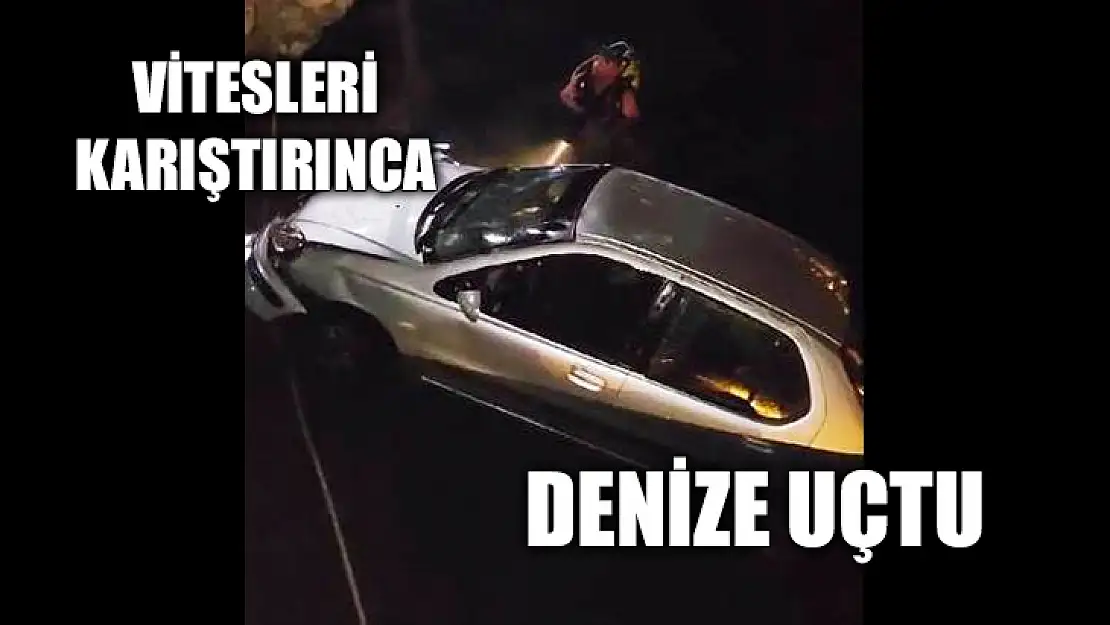 Vitesleri Karıştırınca Denize Uçtu