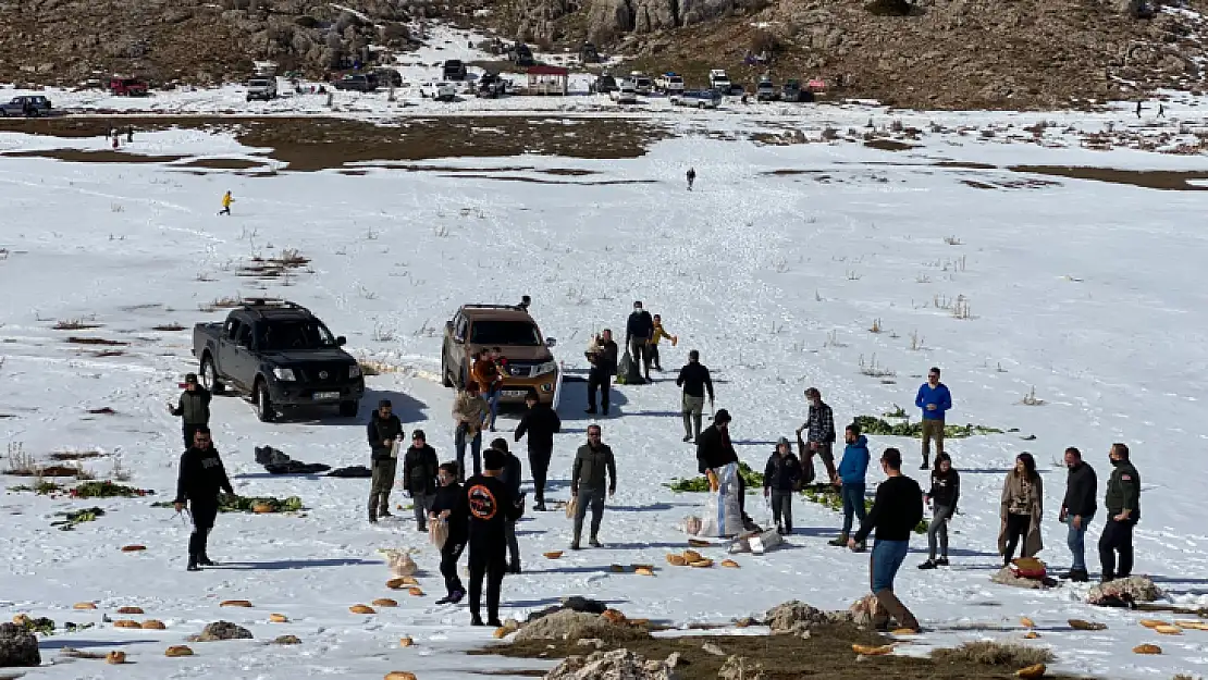 Yaban hayatına destek verdiler