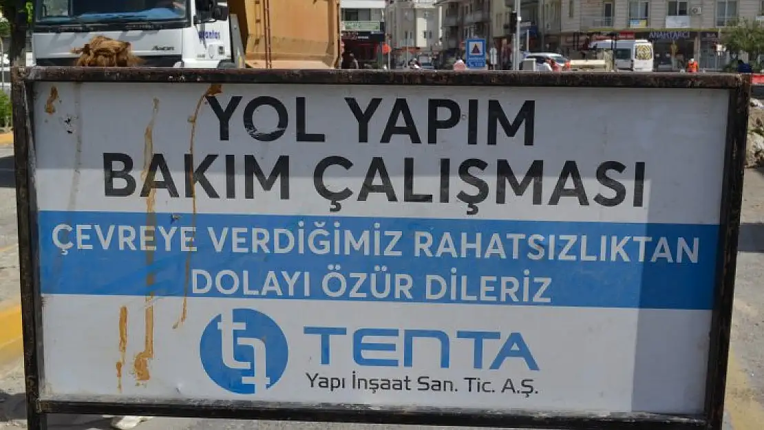 Yol yapım çalışmaları devam ediyor