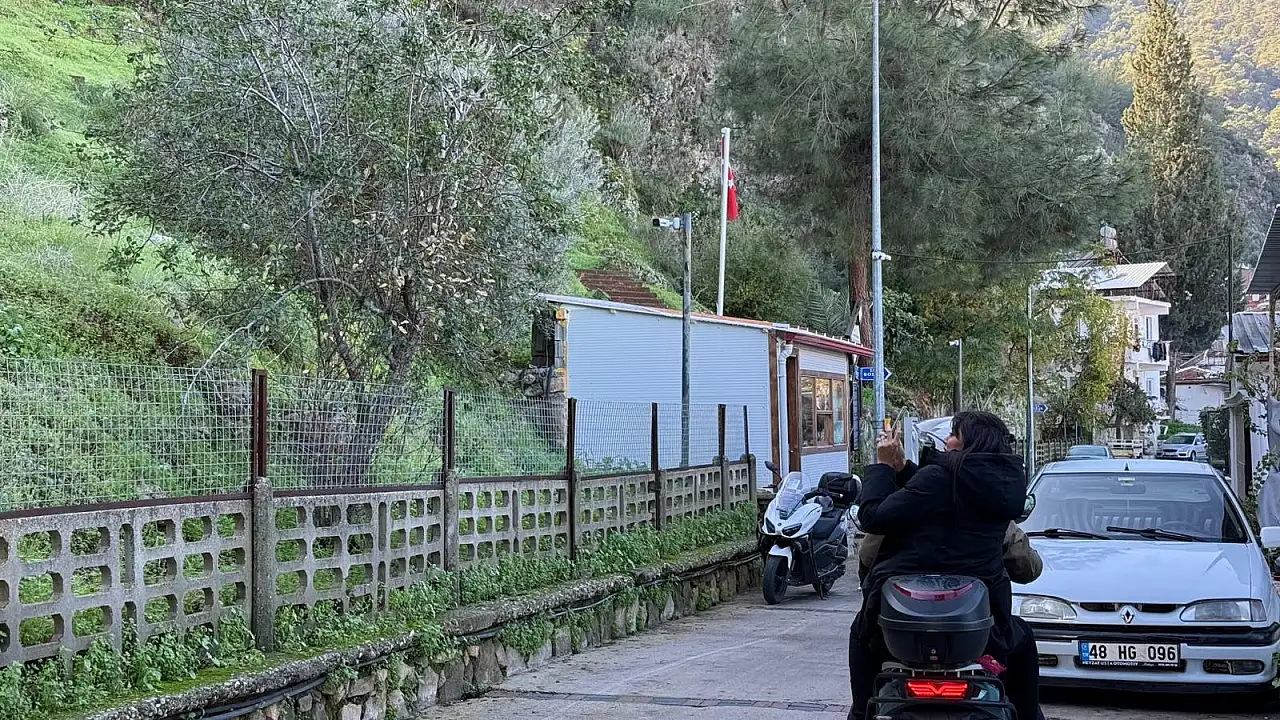 Fethiye'de Amintas Kaya Mezarları'nda kış sessizliği