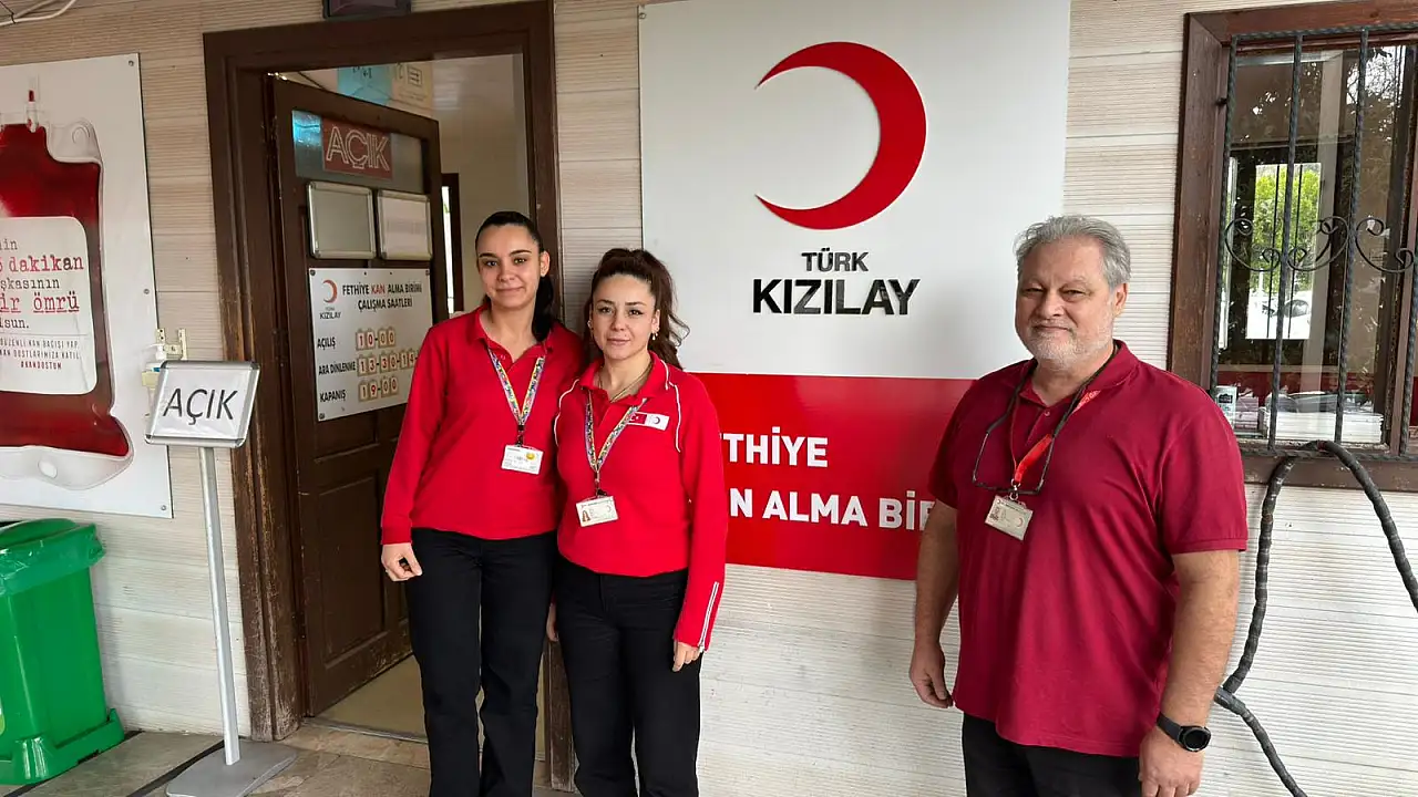 Fethiye Kızılay Kan Alma Birimi'nden bağış çağrısı