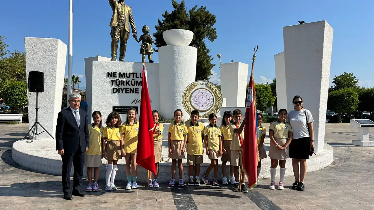 Fethiye'de İlköğretim Haftası Törenle Başladı