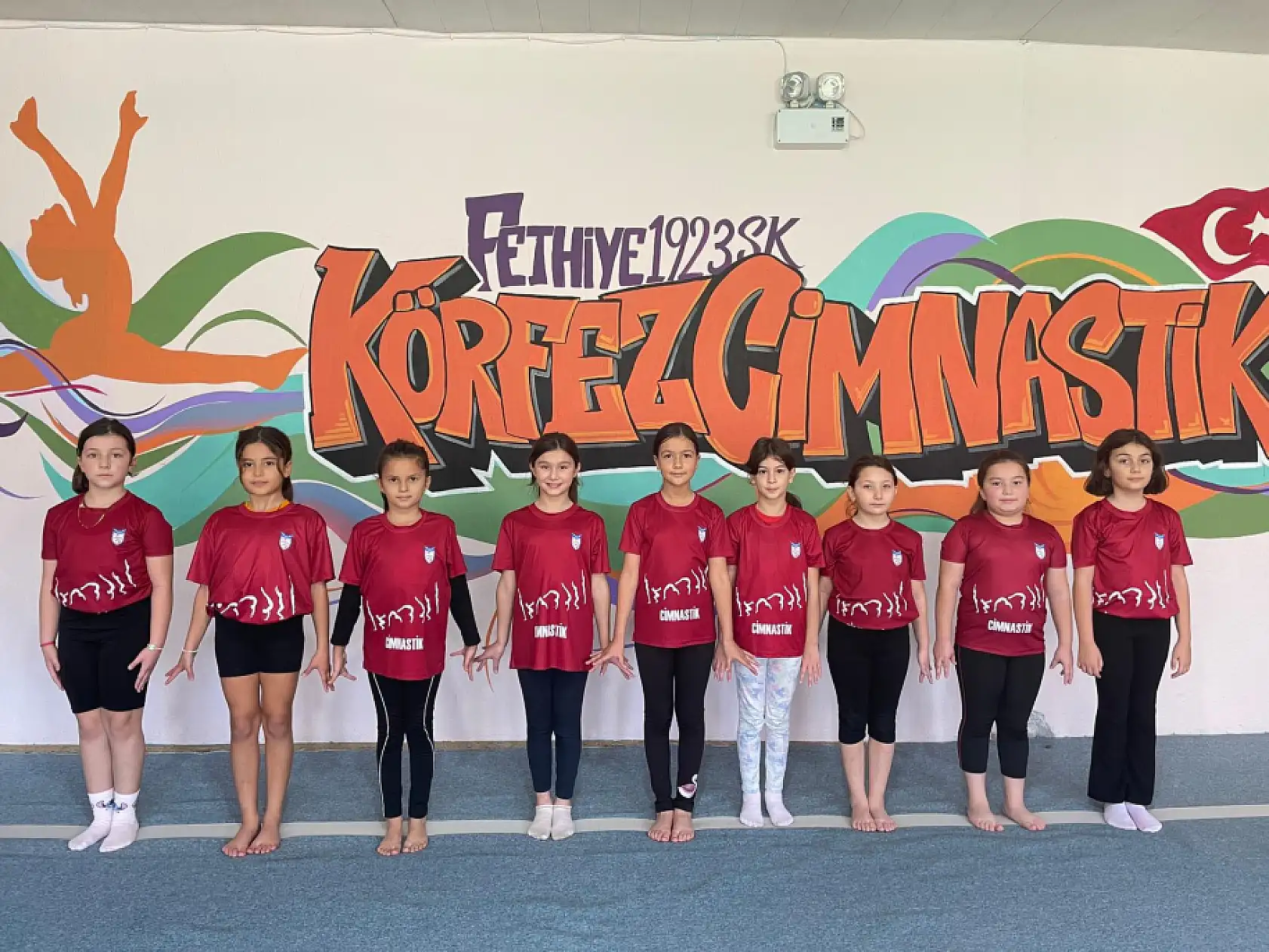 Fethiye'de Cimnastik Antrenörü Uçar, 'Öğrenciler haftada 2 gün spor yapmalı'