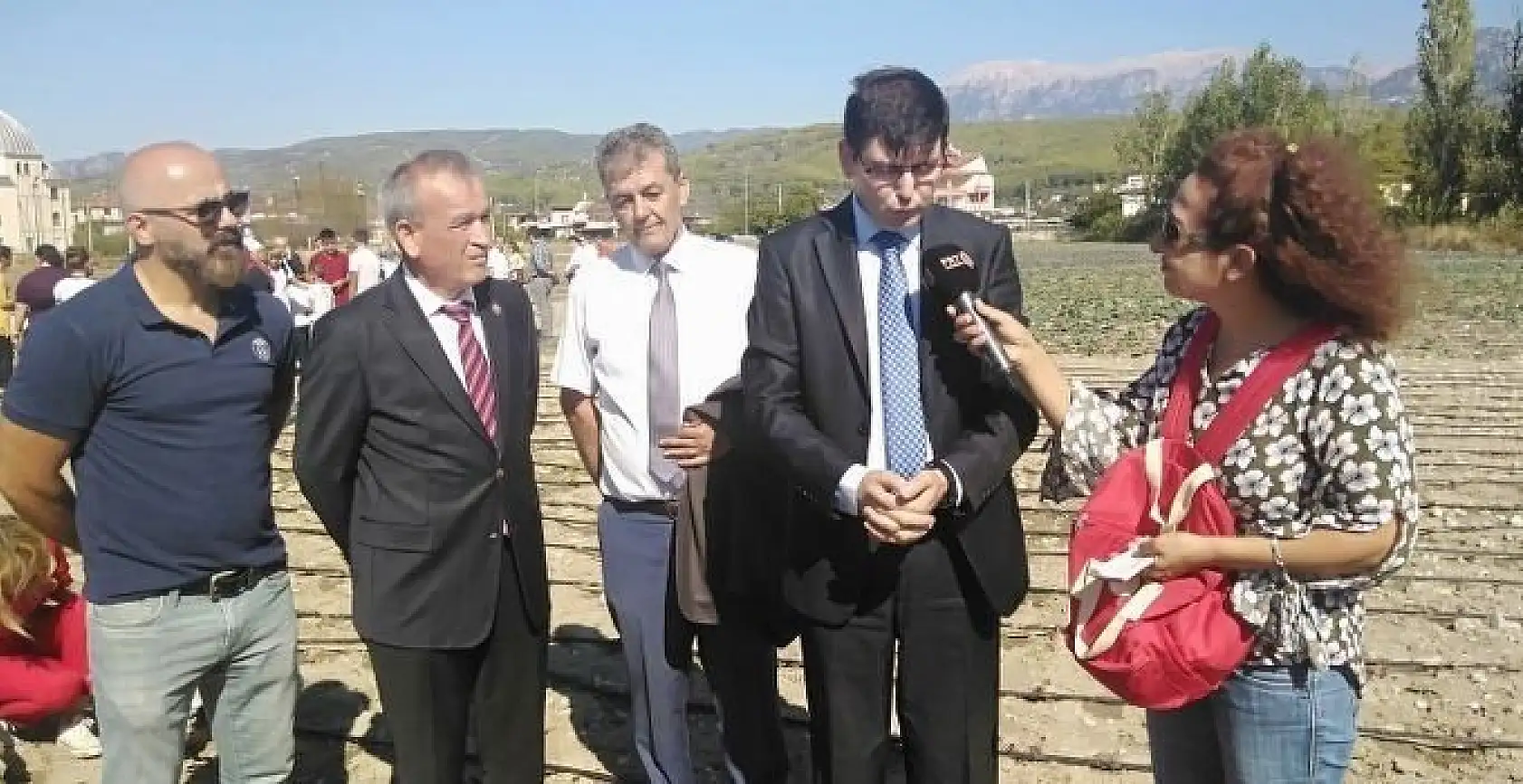 Özel çocukların toprağa dokunma sevinci