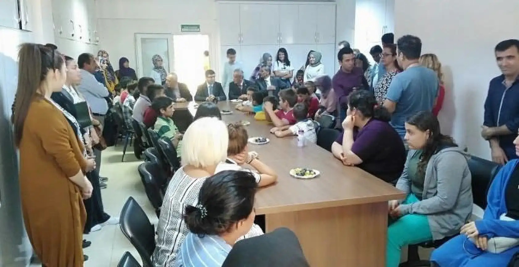 Özel çocukların toprağa dokunma sevinci