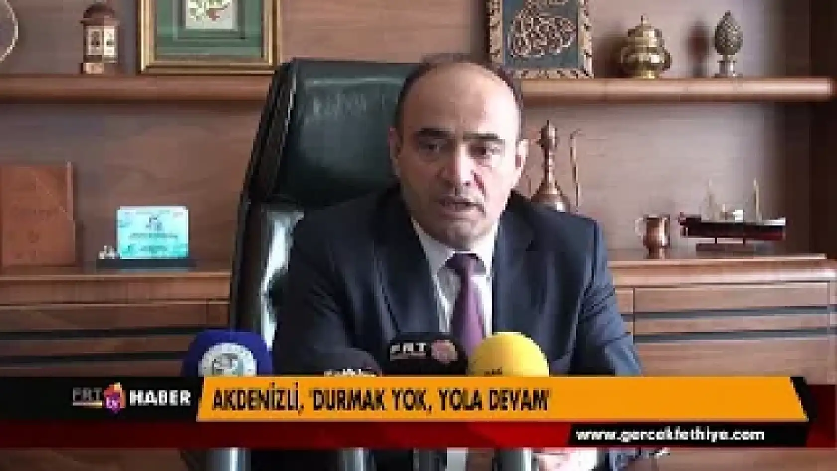 AKDENİZLİ, 'DURMAK YOK, YOLA DEVAM'