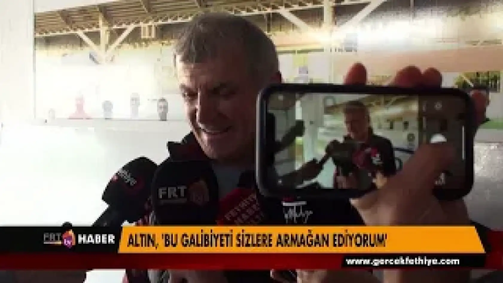 ALTIN, 'BU GALİBİYETİ SİZLERE ARMAĞAN EDİYORUM'