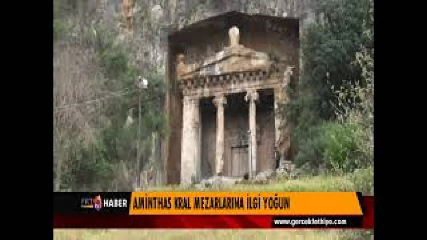 AMİNTHAS KRAL MEZARLARINA İLGİ YOĞUN