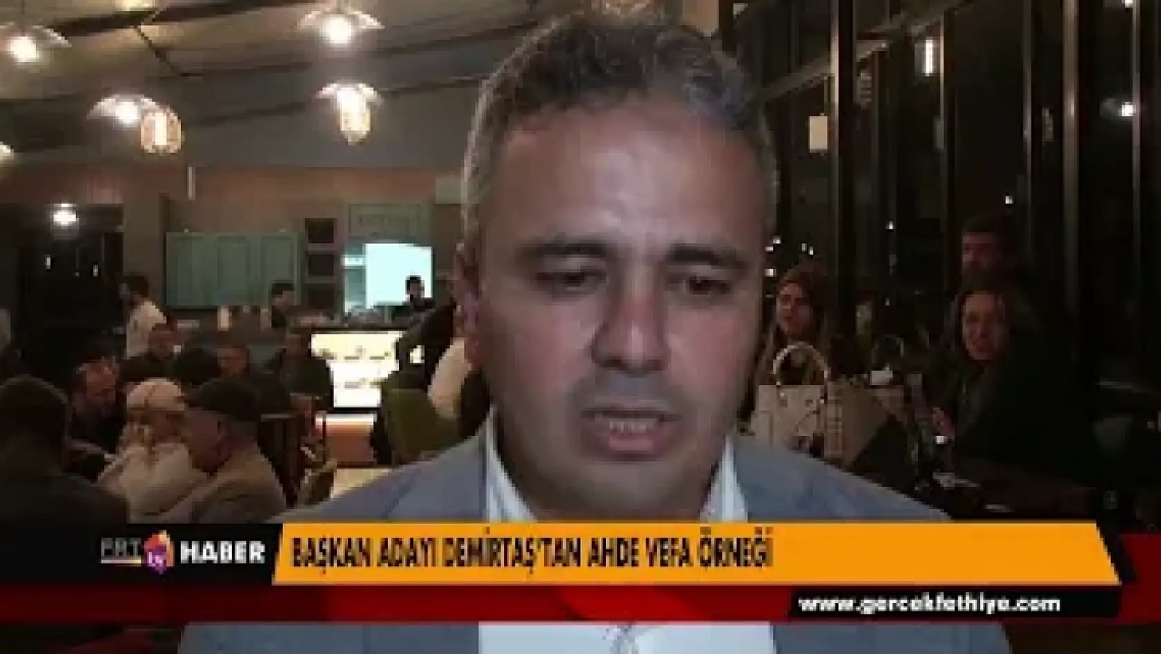 BAŞKAN ADAYI DEMİRTAŞ'TAN AHDE VEFA ÖRNEĞİ