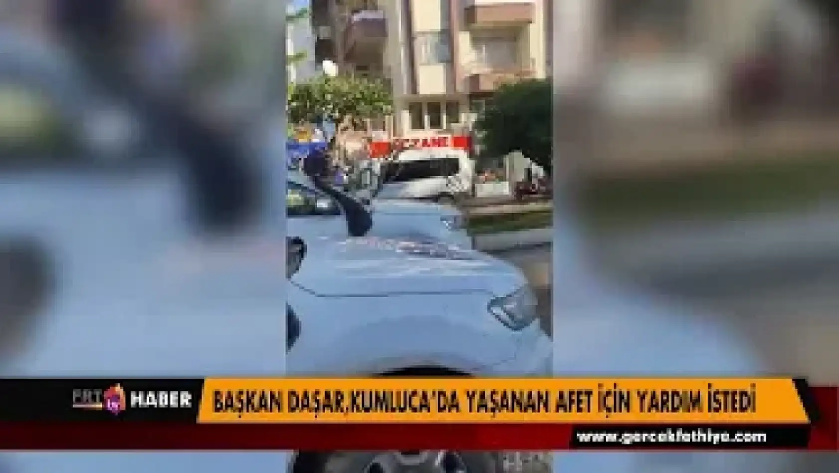 BAŞKAN DAŞAR,KUMLUCA'DA YAŞANAN AFET İÇİN YARDIM İSTEDİ