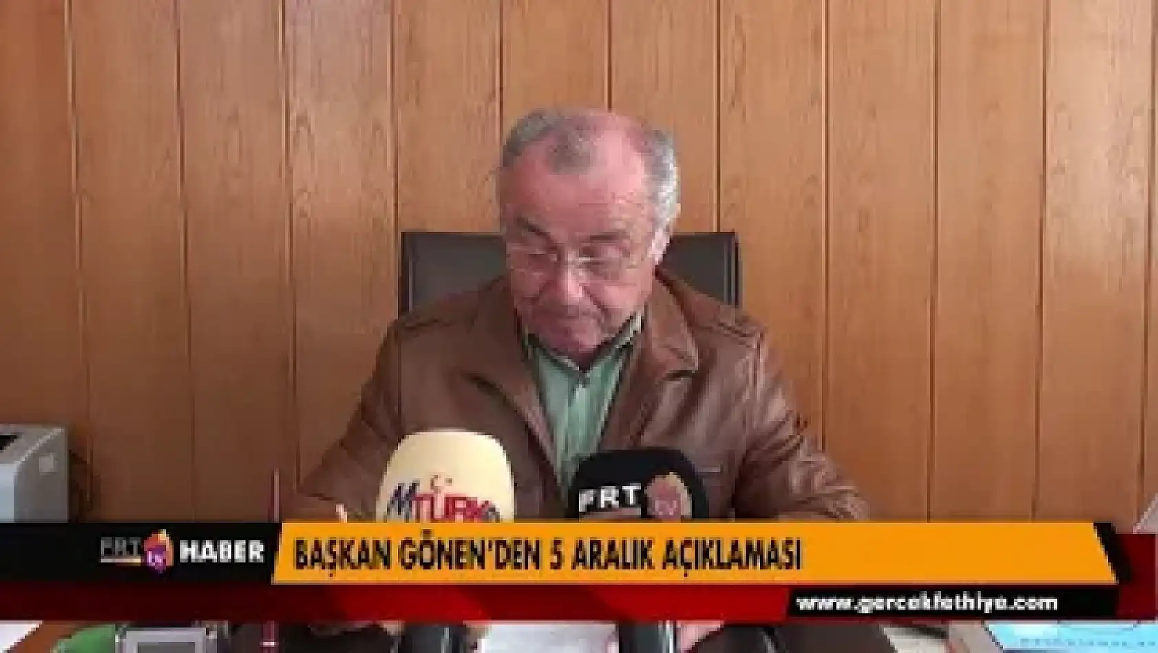 BAŞKAN GÖNEN'DEN 5 ARALIK AÇIKLAMASI