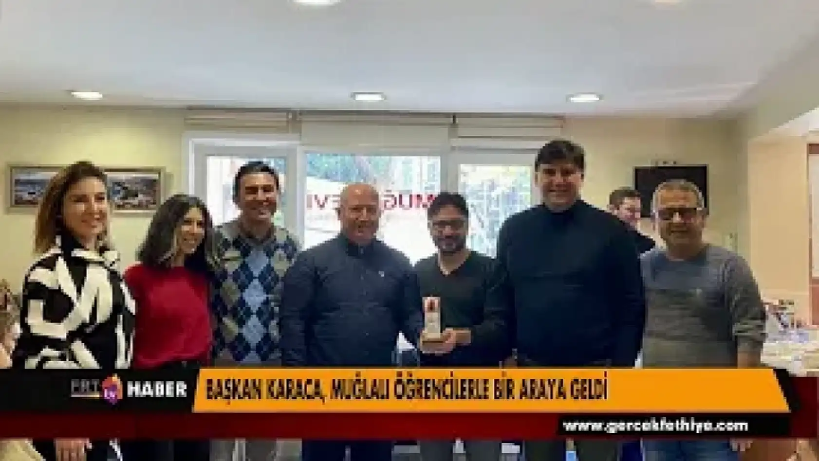 BAŞKAN KARACA, MUĞLALI ÖĞRENCİLERLE BİR ARAYA GELDİ