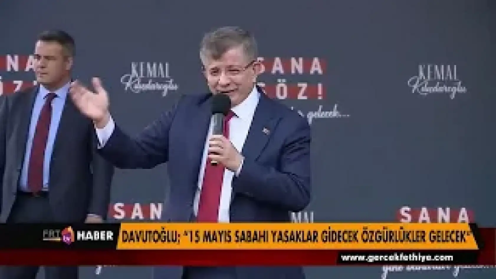 Davutoğlu '15 mayıs sabahı yasaklar gidecek özgürlükler gelecek'