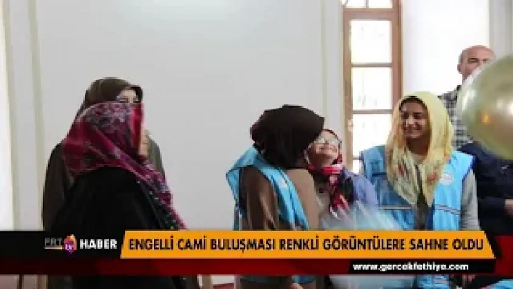 Engelli cami buluşması renkli görüntülere sahne oldu