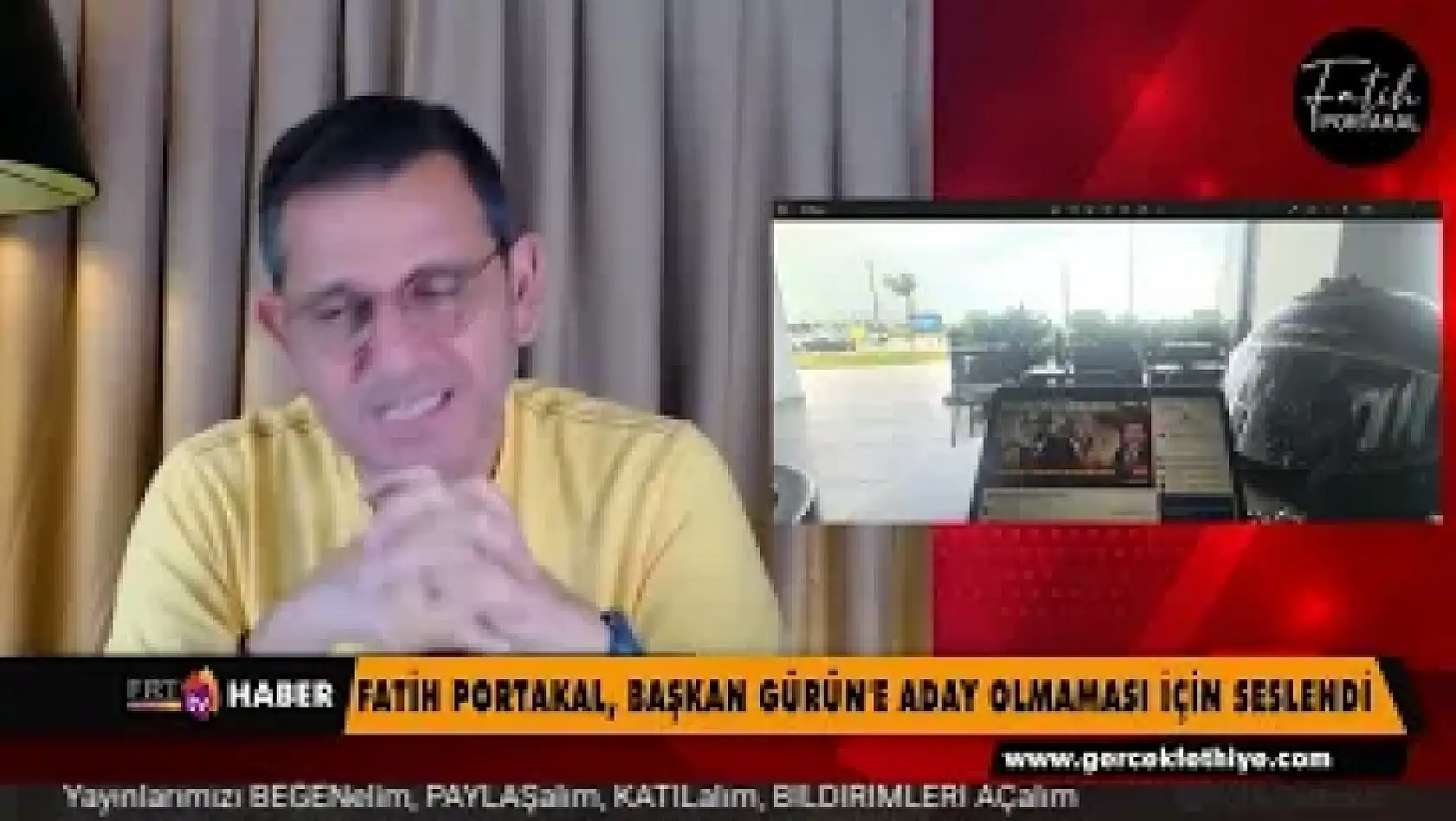 Fatih Portakal, Başkan Gürün'e aday olmaması için seslendi