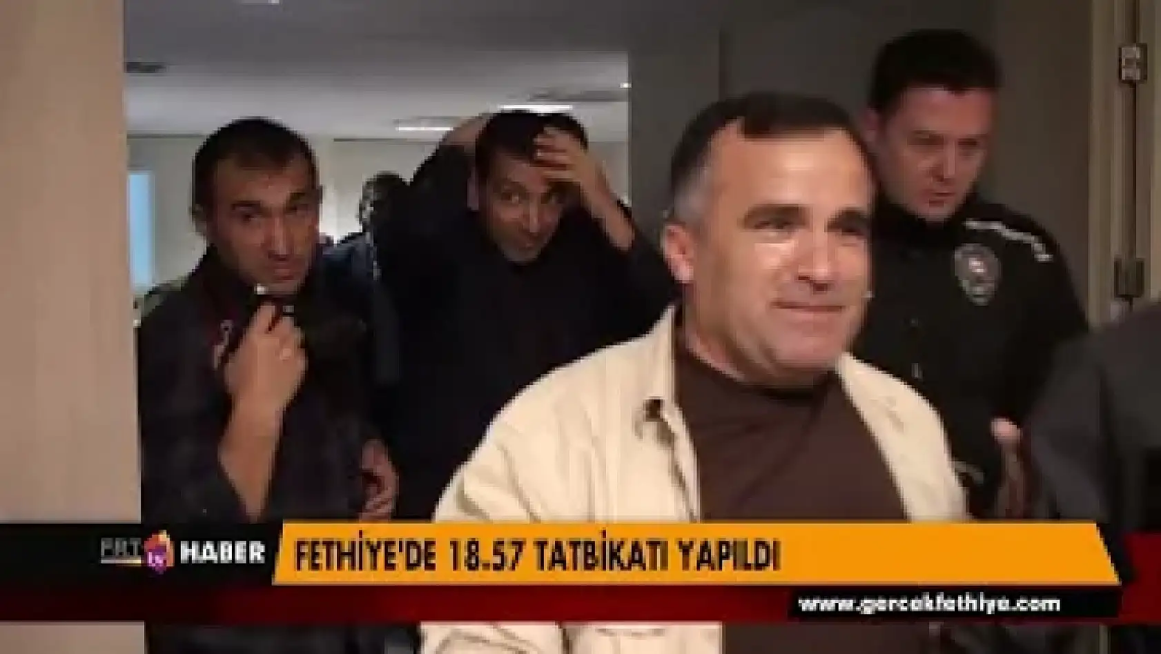 FETHİYE'DE 18 57 TATBİKATI YAPILDI