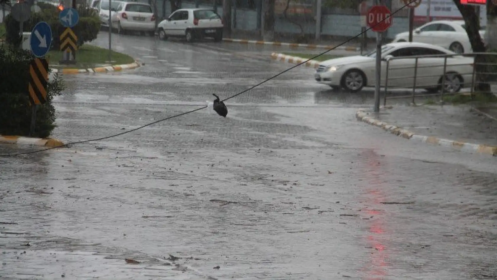 Fethiye'de etkili yağış