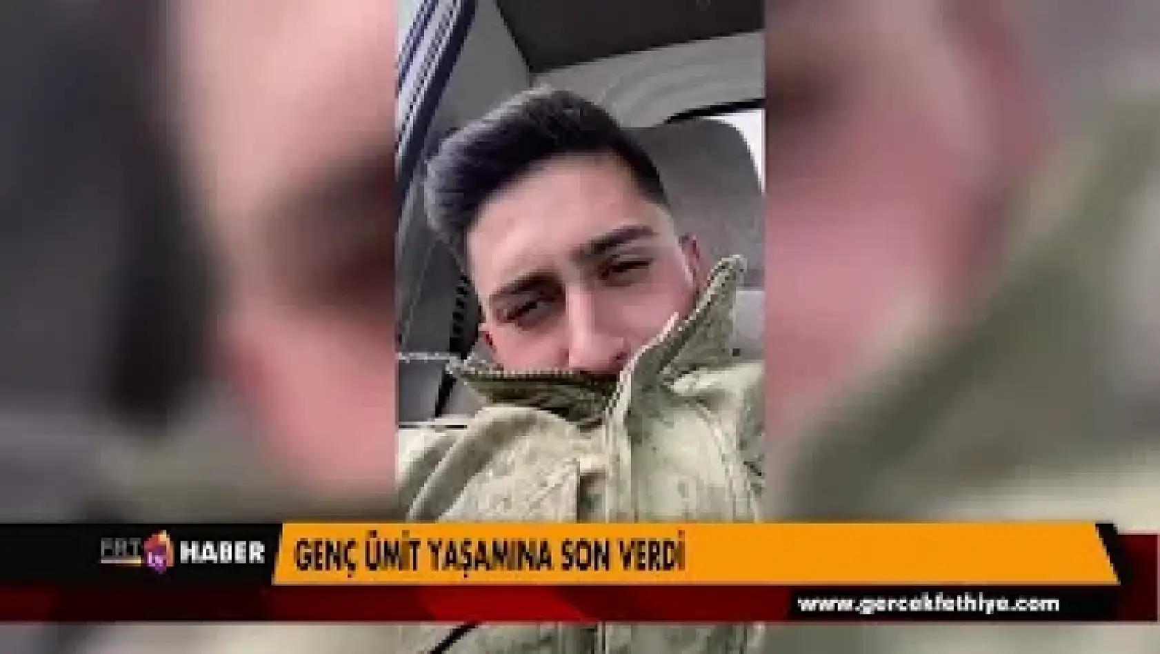 GENÇ ÜMİT YAŞAMINA SON VERDİ