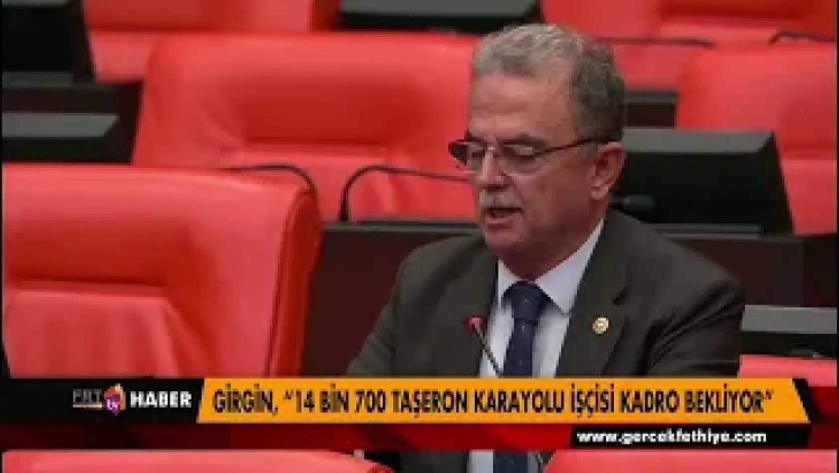 GİRGİN, '14 BİN 700 TAŞERON KARAYOLU İŞÇİSİ KADRO BEKLİYOR'