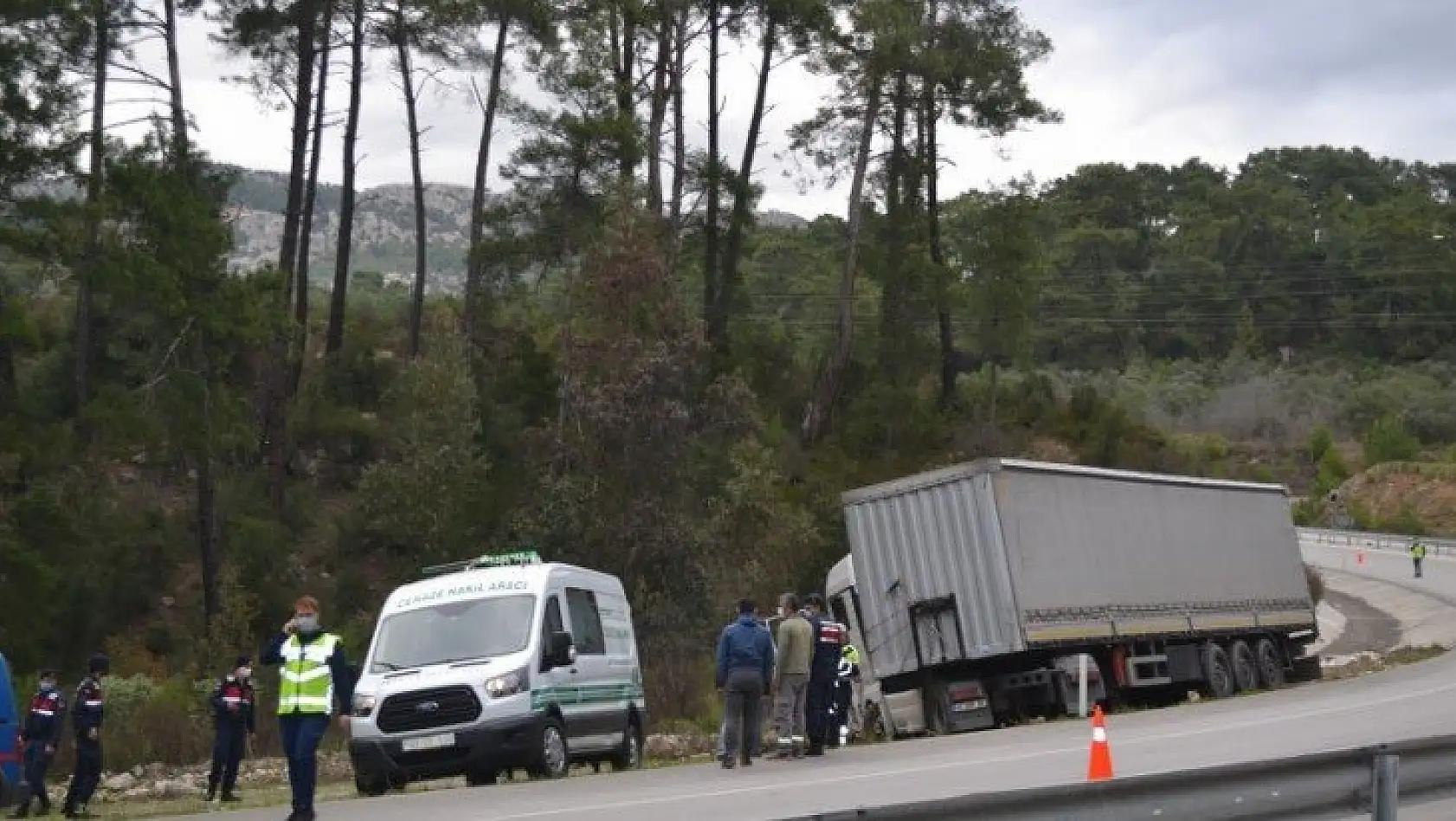 Göcek Mahallesi'nde tır kazası 1 ölü