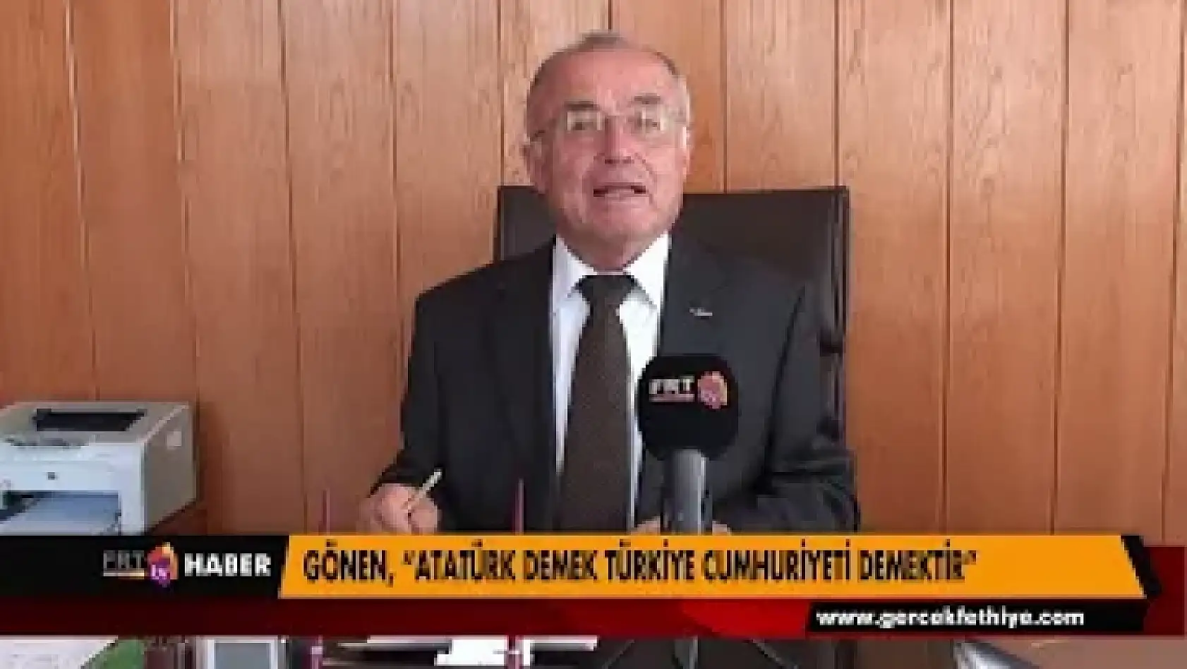 GÖNEN, 'ATATÜRK DEMEK TÜRKİYE CUMHURİYETİ DEMEKTİR'