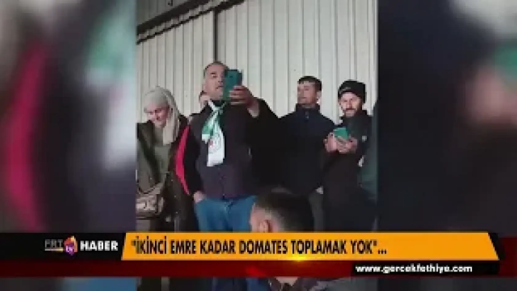 İKİNCİ EMRE KADAR DOMATES TOPLAMAK YOK