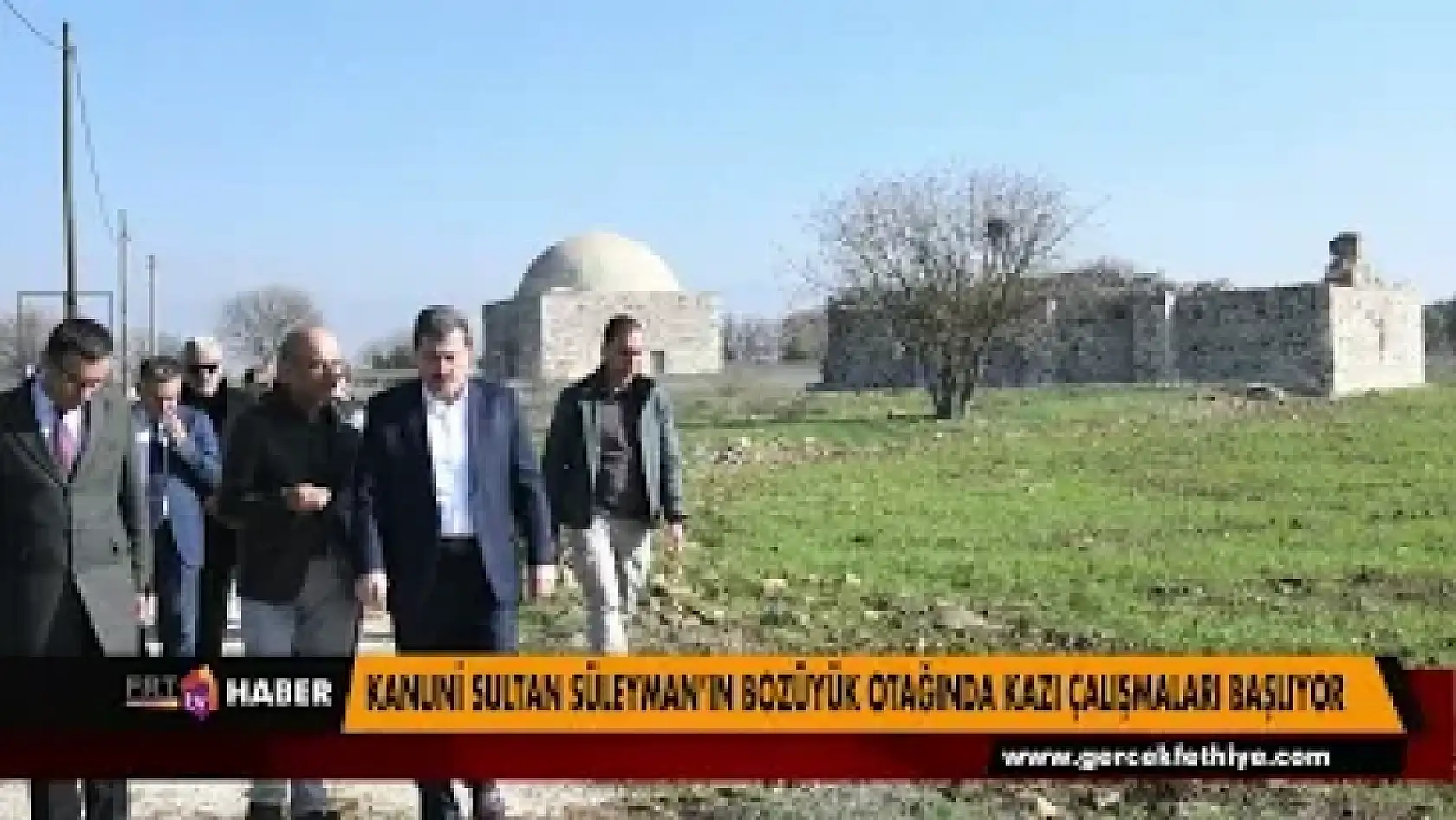 KANUNİ SULTAN SÜLEYMAN'IN BOZÜYÜK OTAĞINDA KAZI ÇALIŞMALARI BAŞLIYOR