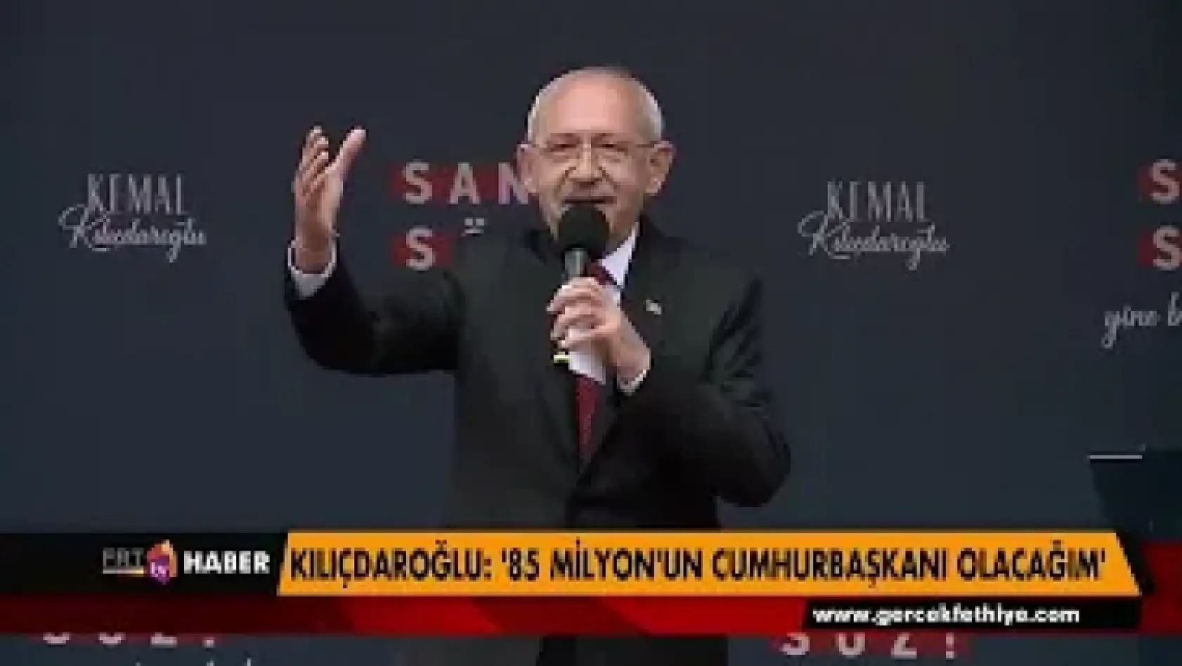 Kılıçdaroğlu ' 85 milyonun Cumhurbaşkanı olacağım'