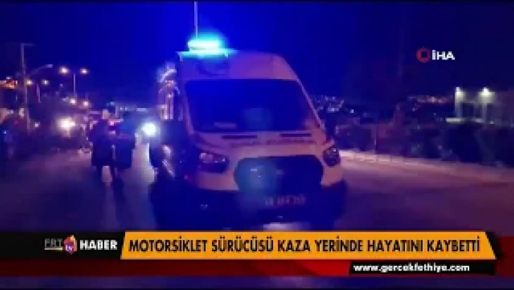 Kontrolden çıkan motosikletin sürücüsü olay yerinde hayatını kaybetti