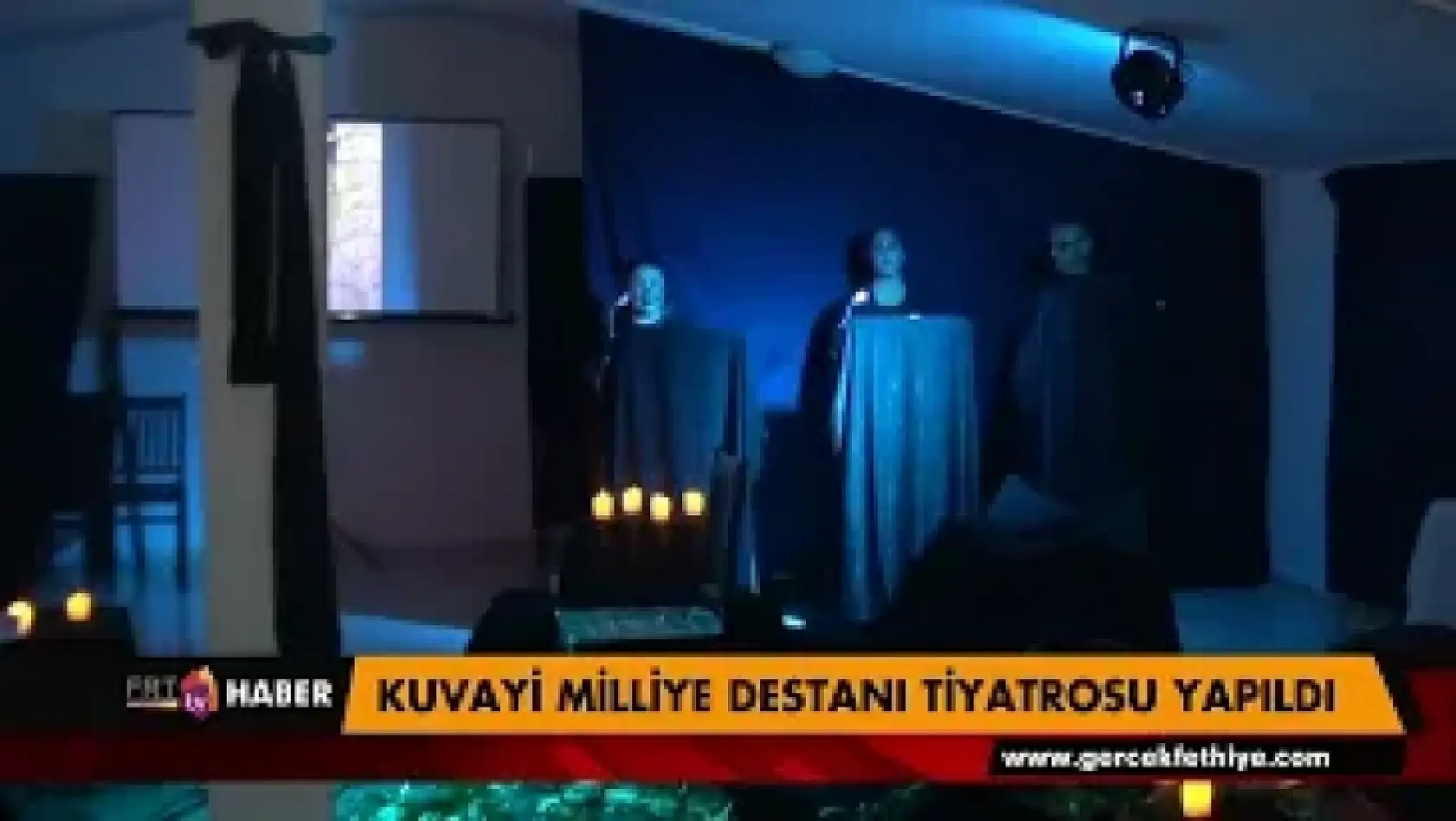 Kuvayi Milliye destanı tiyatrosu yapıldı