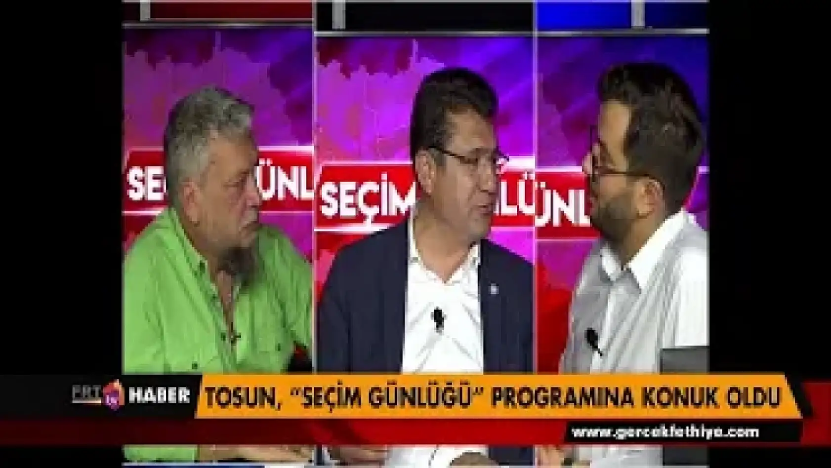 Mehmet Tosun, 'Seçim Günlüğü' Programına konuk oldu