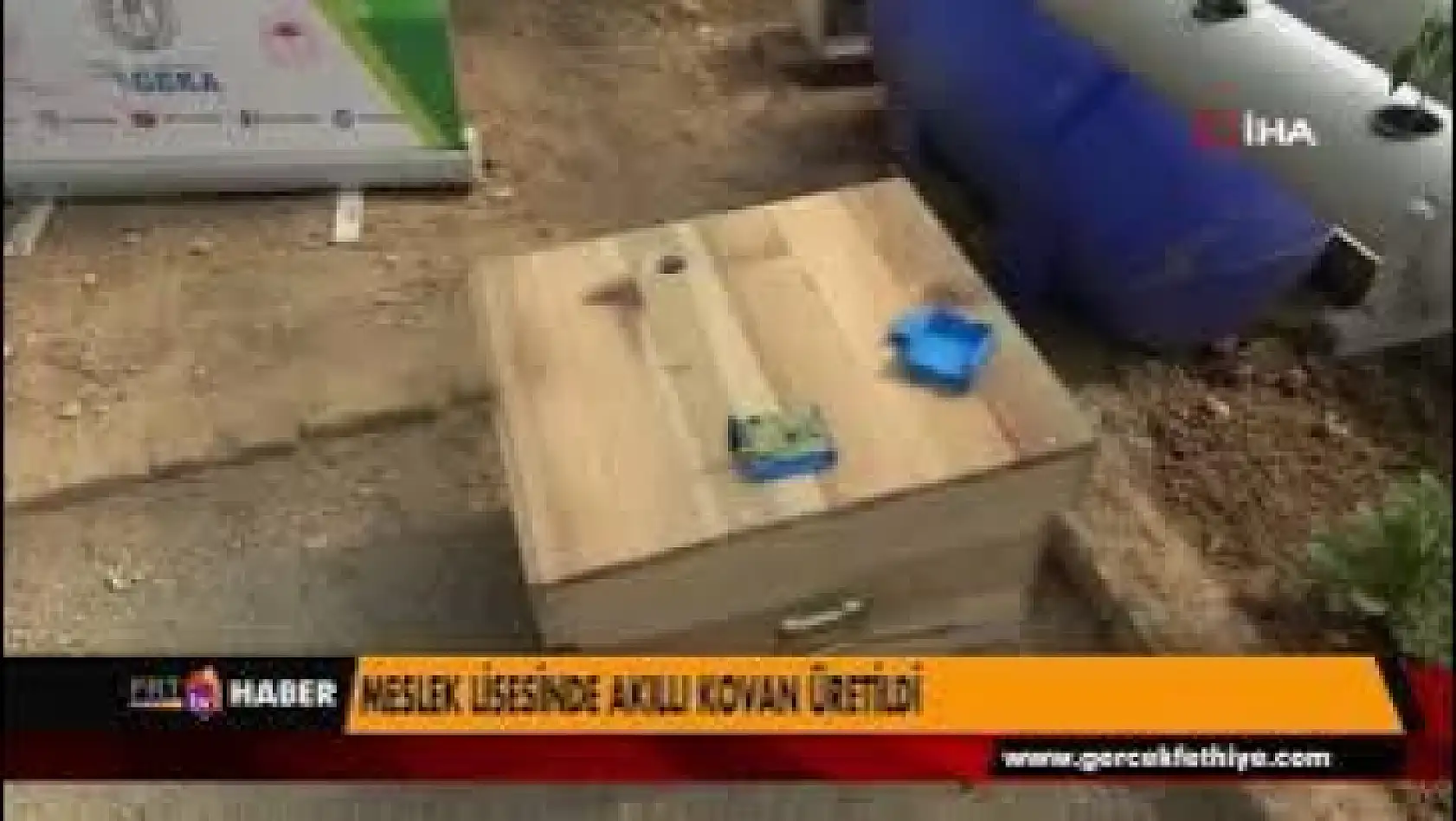 MESLEK LİSESİNDE AKILLI KOVAN ÜRETİLDİ