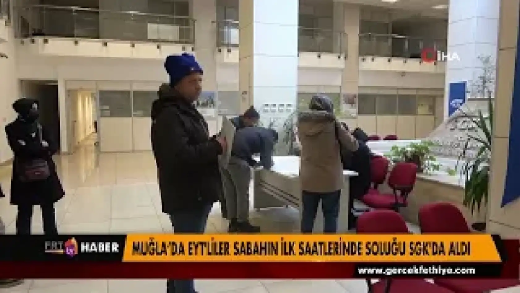 MUĞLA'DA EYT'LİLER SABAHIN İLK SAATLERİNDE SOLUĞU SGK'DA ALDI
