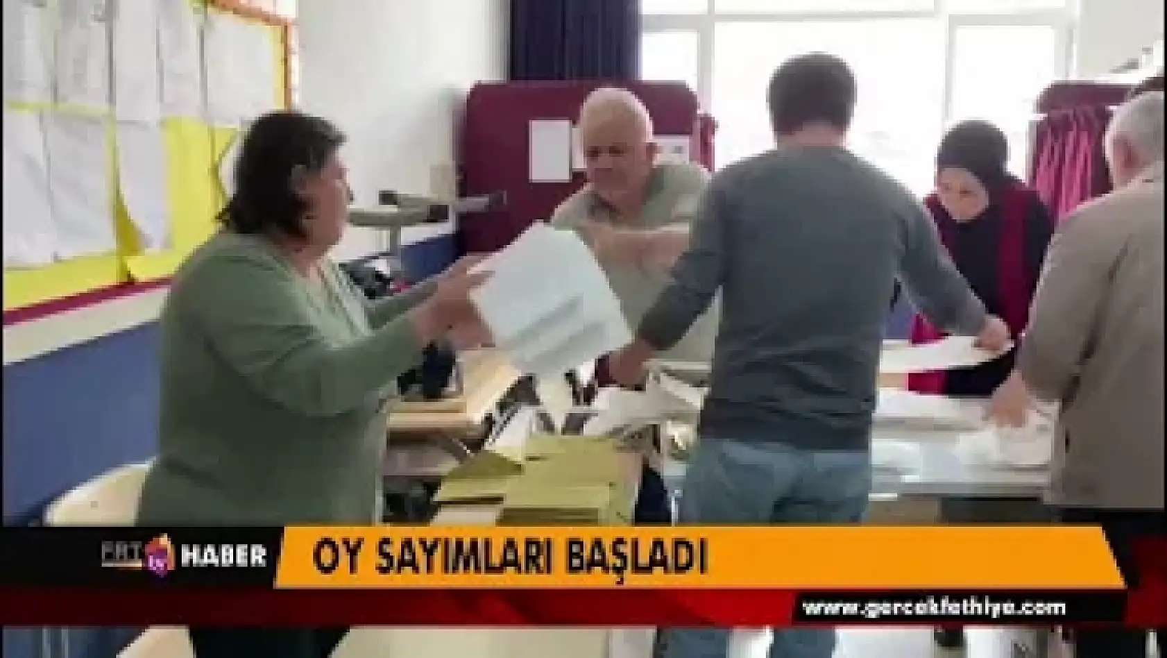 Oy sayımları başladı