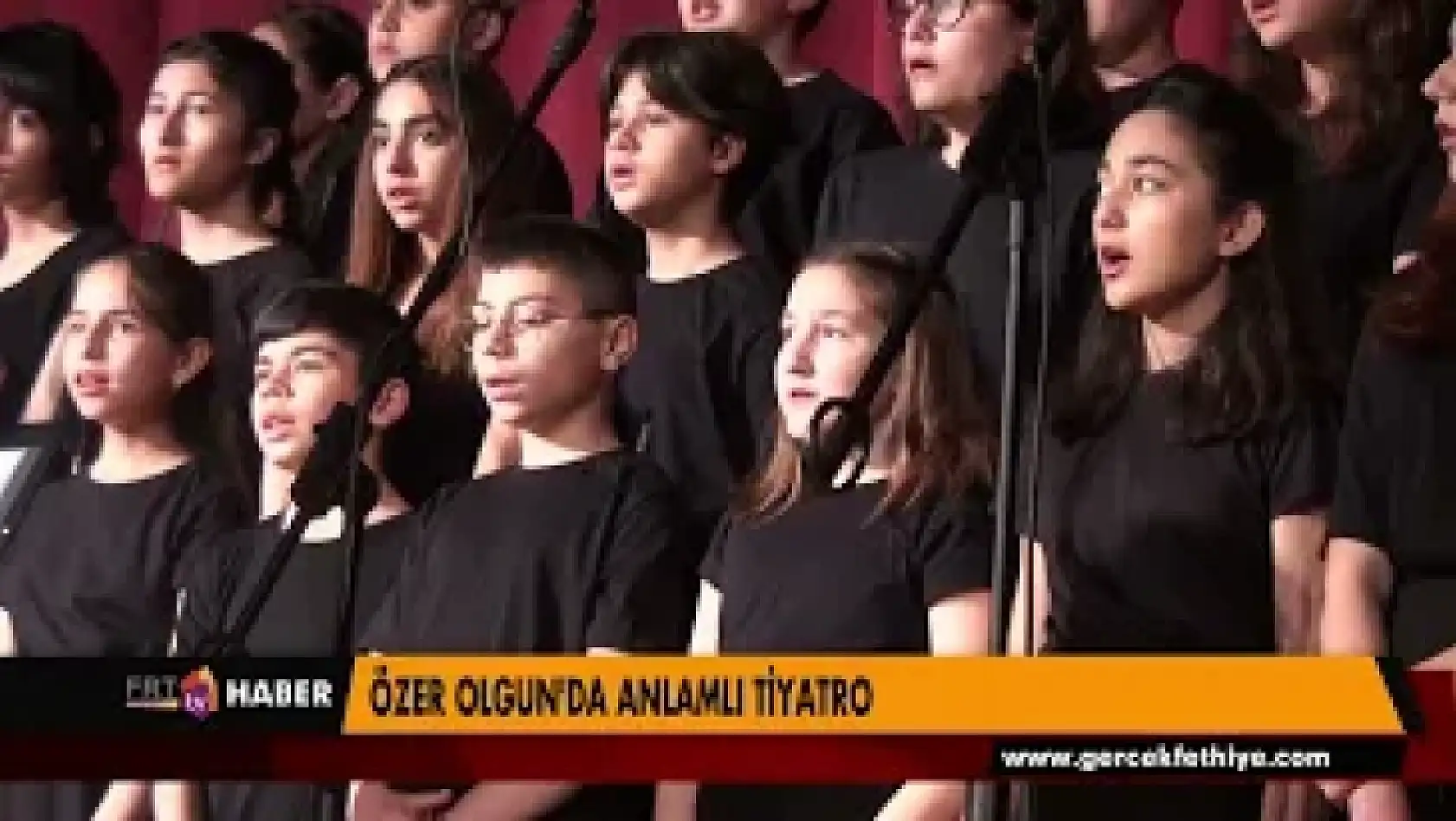 ÖZER OLGUN'DA ANLAMLI TİYATRO