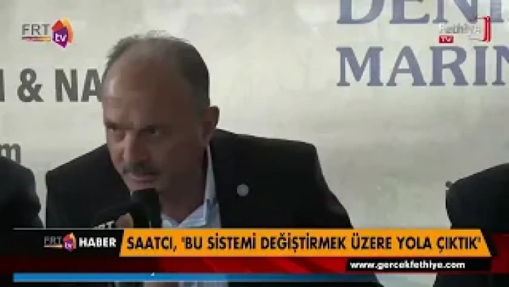 Saatcı, 'Bu sistemi değiştirmek üzere yola çıktık'