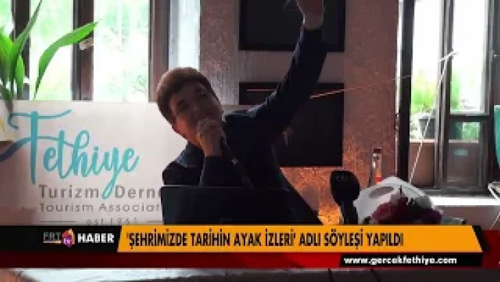 'ŞEHRİMİZDE TARİHİN AYAK İZLERİ' ADLI SÖYLEŞİ YAPILDI
