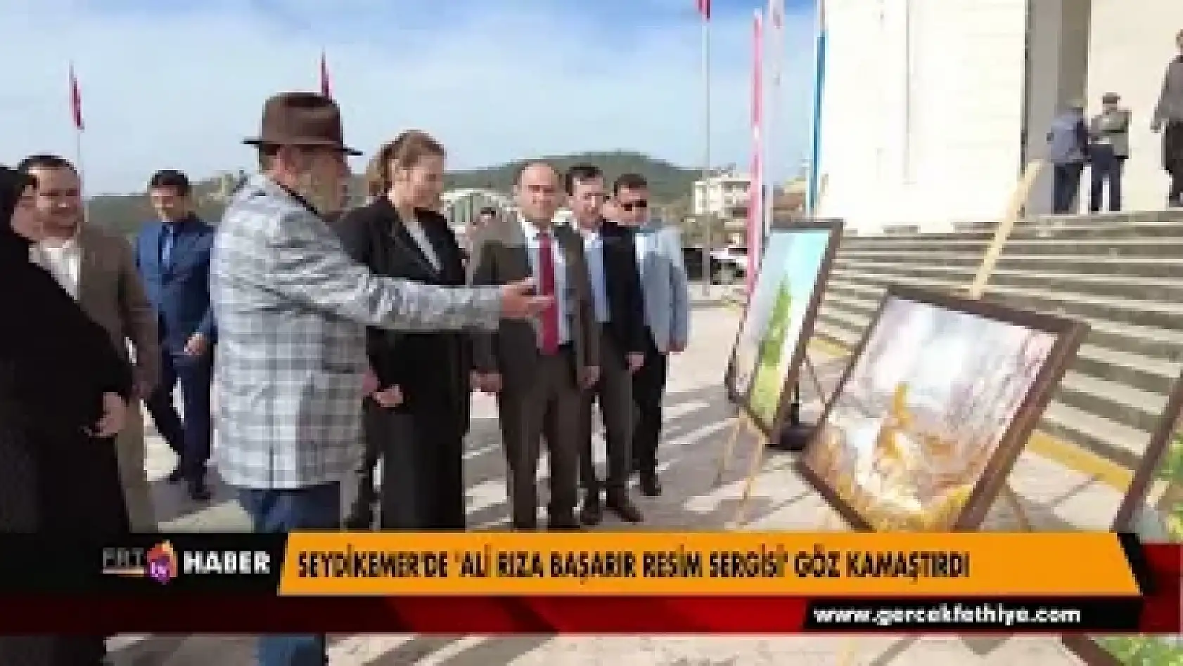 SEYDİKEMER'DE 'ALİ RIZA BAŞARIR RESİM SERGİSİ' GÖZ KAMAŞTIRDI