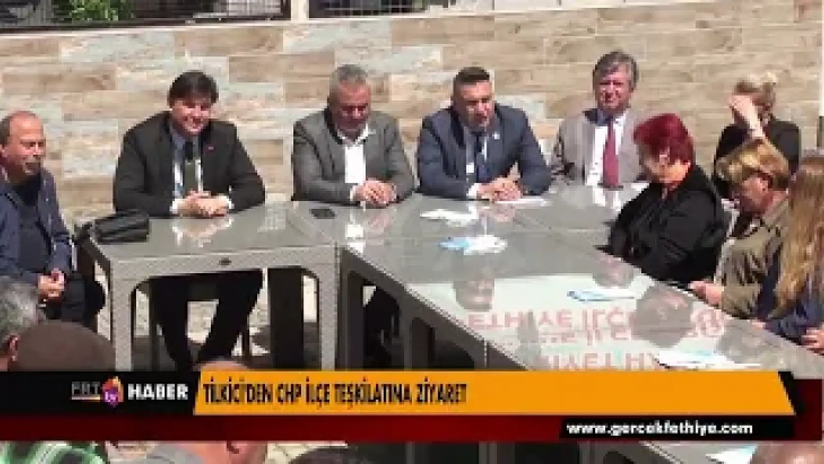 TİLKİCİ'DEN CHP İLÇE TEŞKİLATINA ZİYARET