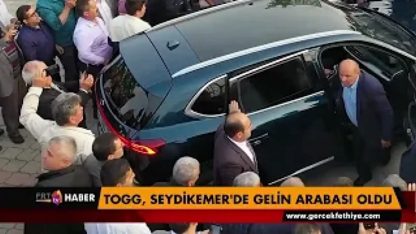 TOGG, Seydikemer'de gelin arabası oldu