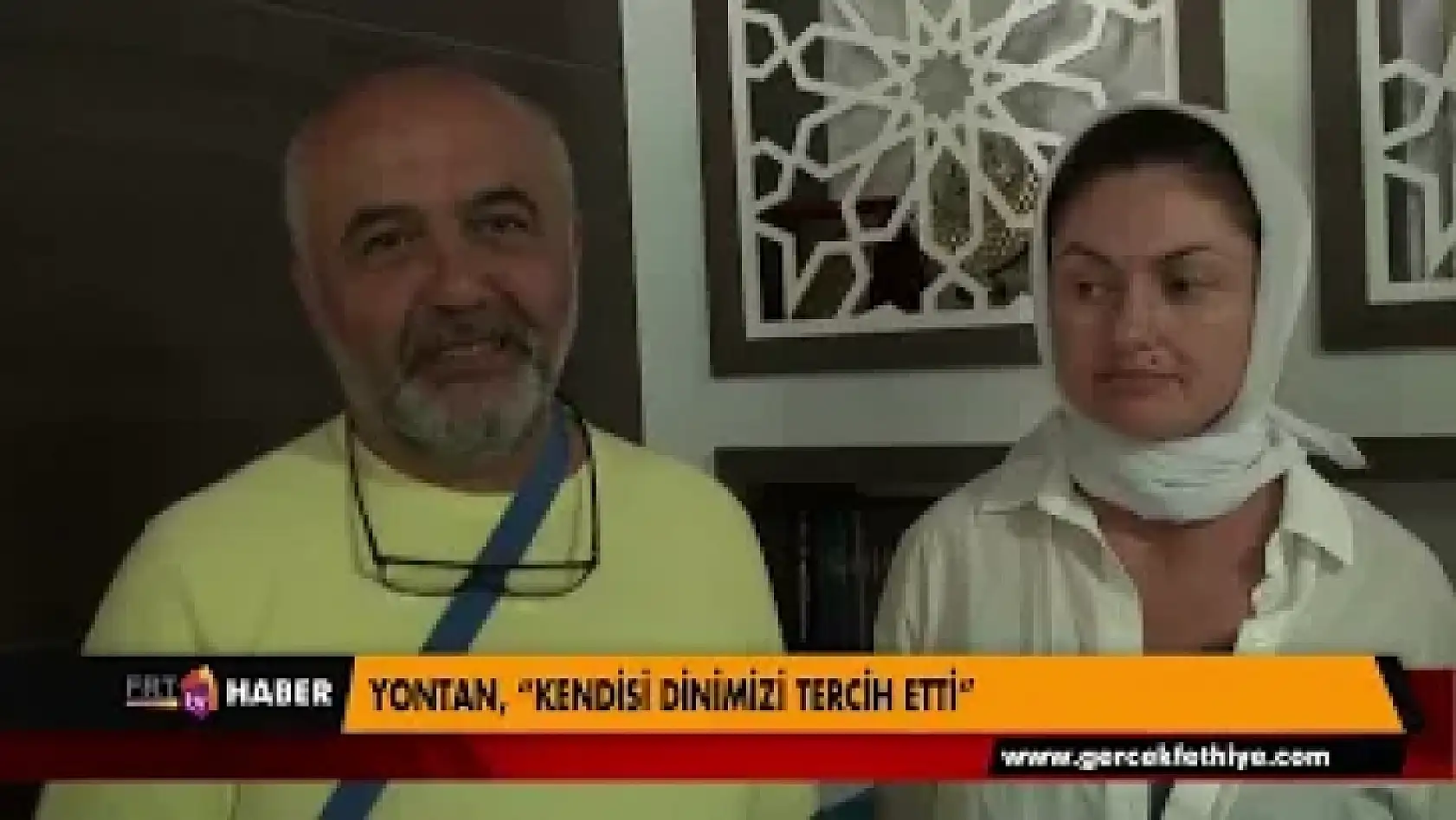 UKRAYNALI YULİA FETHİYE'DE MÜSLÜMAN OLDU