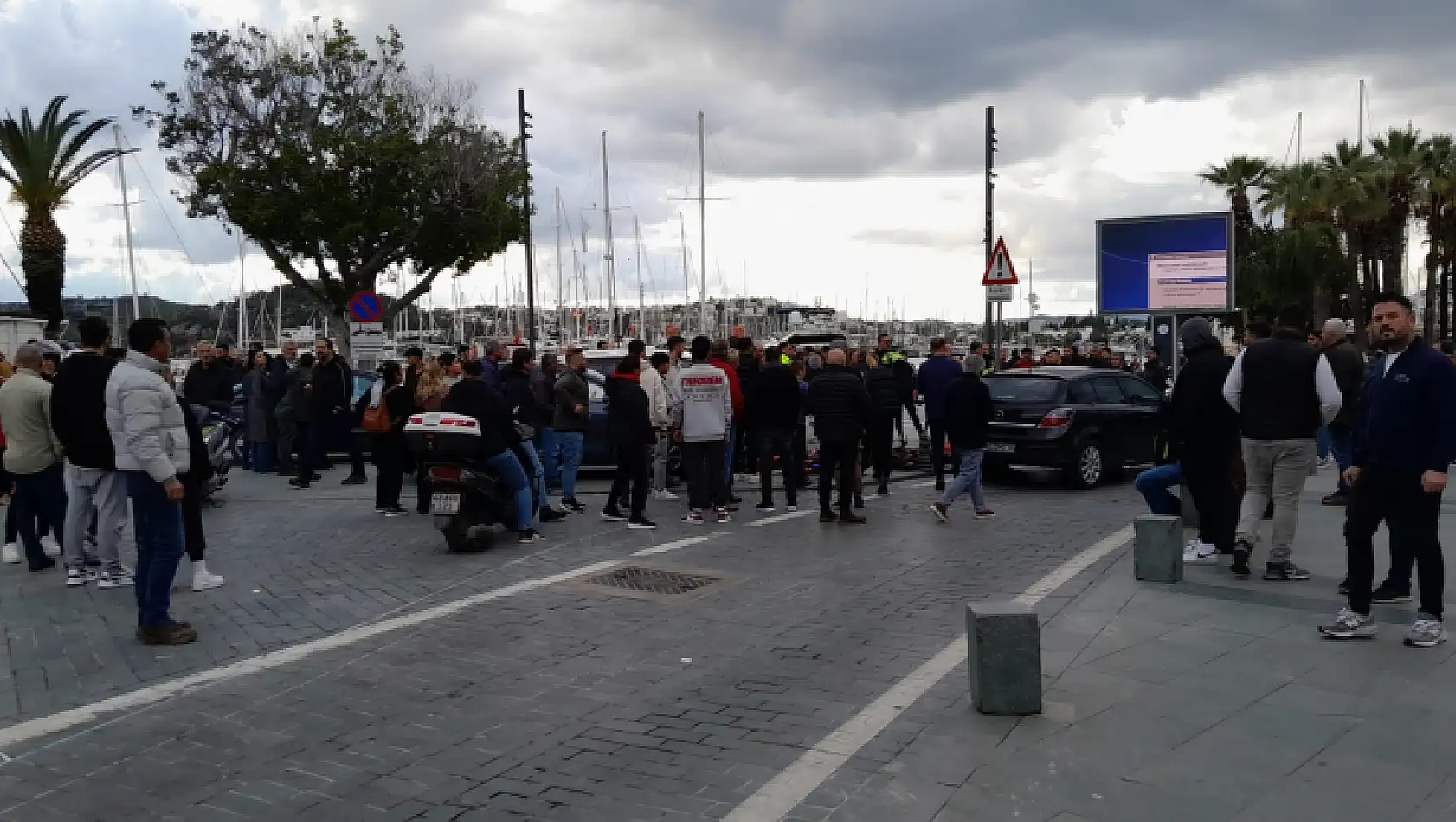 Bodrum'da meydanı birbirine kattılar