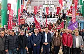 1 Mayıs İşçi Bayramı'nda coşkulu yürüyüş