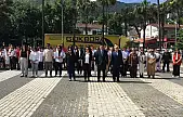 Fethiye'de 15-21 Mayıs Gençlik Haftası Çelenk Sunumu