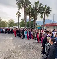 Fethiye Devlet Hastanesi'nde anlamlı anma töreni