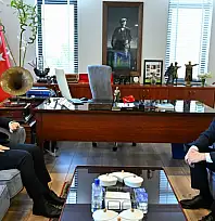 Fethiye Kaymakamı Akkaya'dan Belediye Başkanı Karaca'ya ziyaret