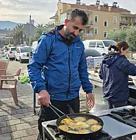 Fethiye pazarlarında pişmiş balık hizmeti